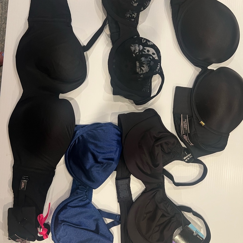 Black and Blue Bra Collection